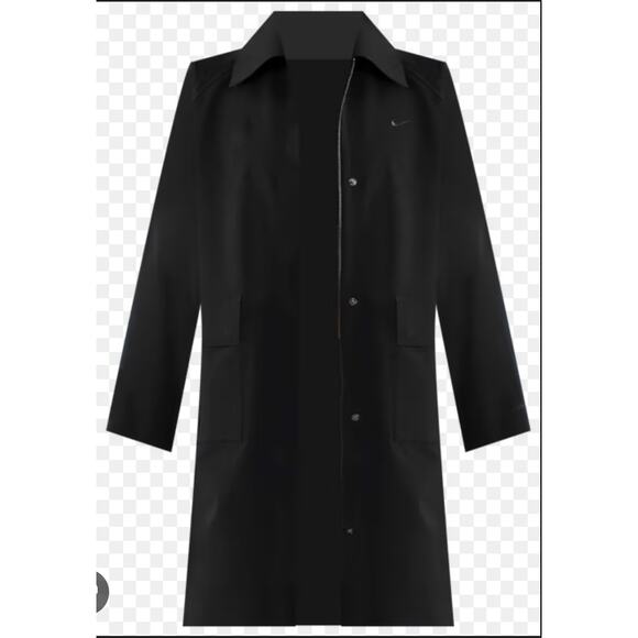 NIKE Storm Fit Windrunner ADV Oversized Black Trench Coat Women Large FV6307101 - Picture 1 of 15